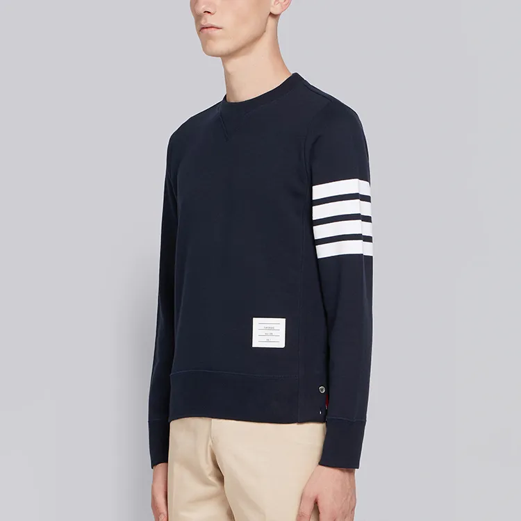 THOM BROWNE 4 Bar Crewneck Sweatshirt-3