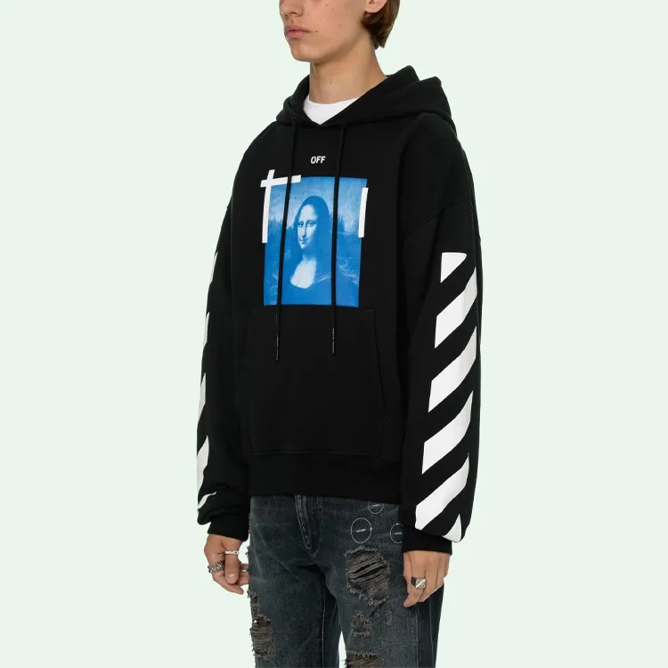 OFF WHITE Mona Lisa Photograph Hoodie-5