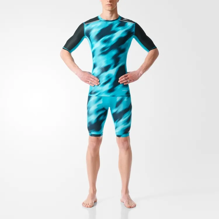 Adidas Fitness Clothing Men Blue-2