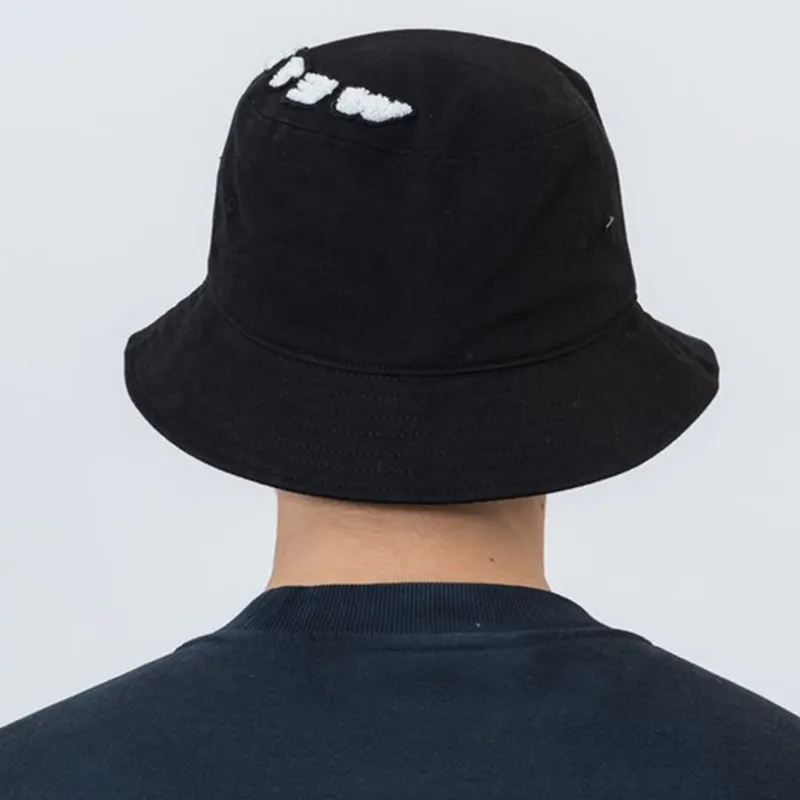 WE11DONE Bucket Hats Men Black-3