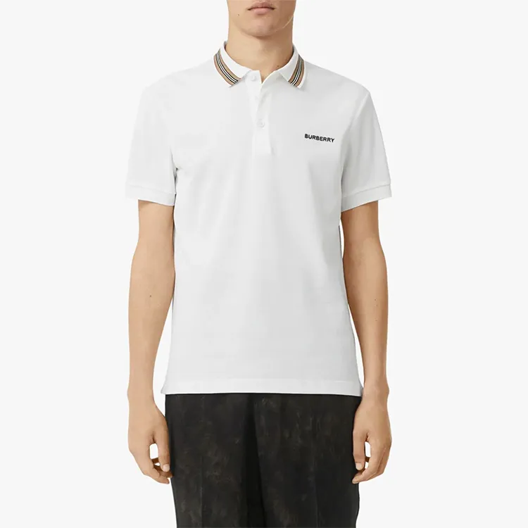 Burberry Polo Shirt Men's White-3