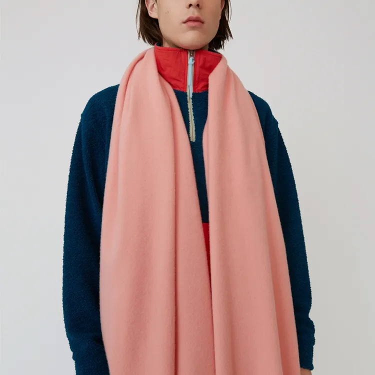 Acne Studios Knit Scarves Women's Pale Pink-3