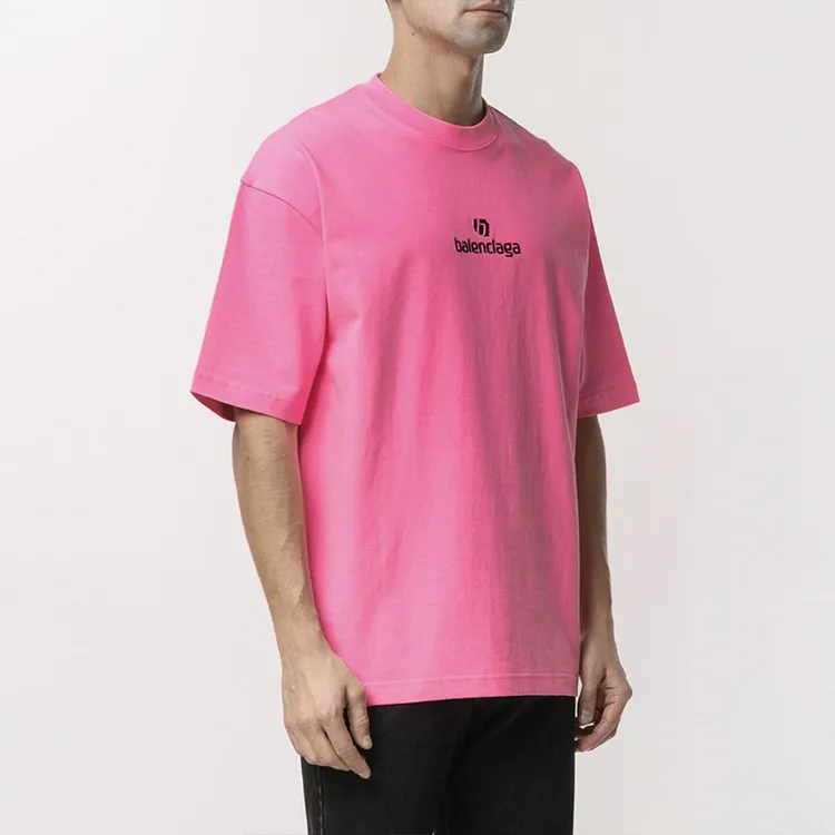 Balenciaga T-Shirts Men Pink-1