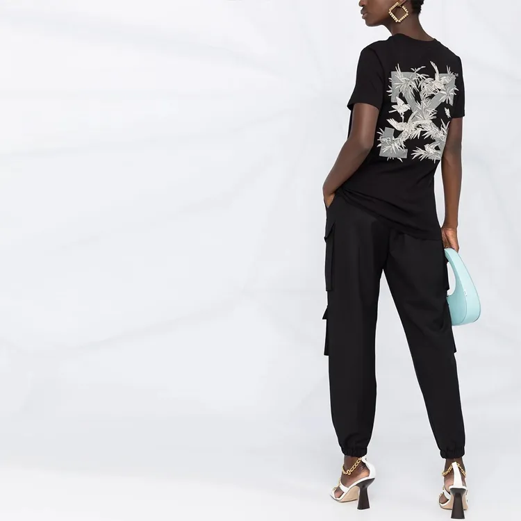 OFF WHITE FW20 Regular T Shirt Women's Black-5