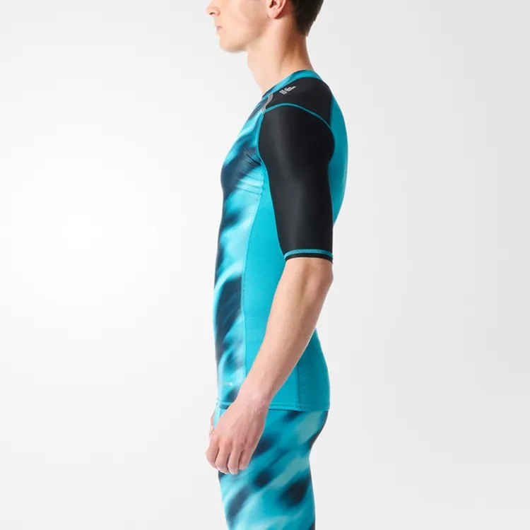 Adidas Fitness Clothing Men Blue-4