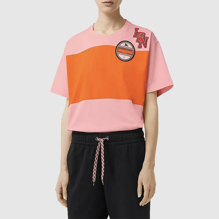 Burberry T Shirts Women's Pink-1