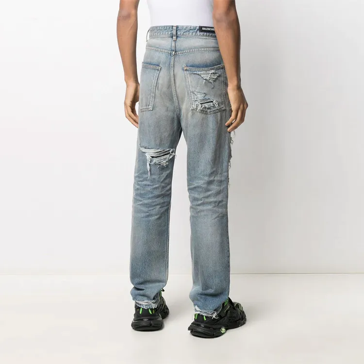 Balenciaga Jeans Men Blue-2
