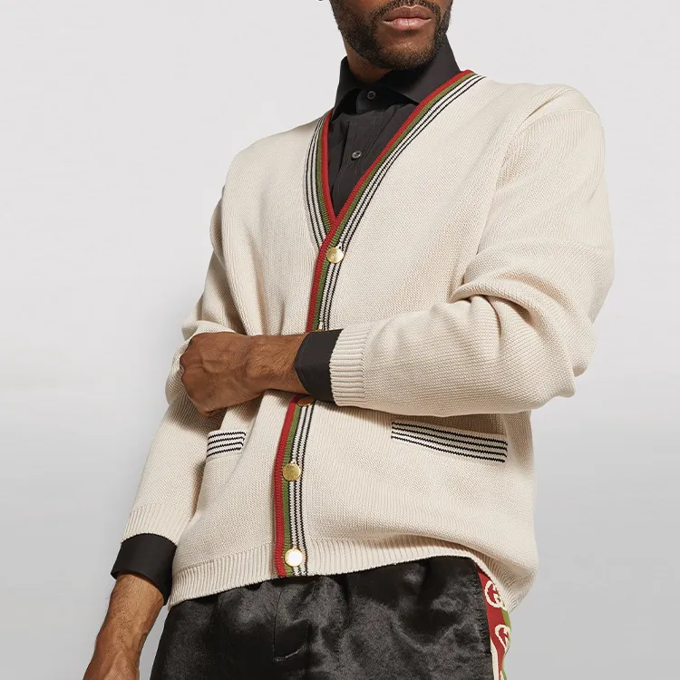 GUCCI Sweaters Men Ecru-4