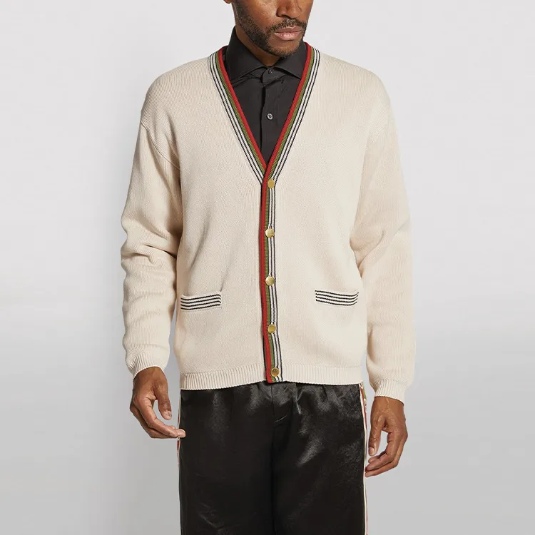 GUCCI Sweaters Men Ecru-2