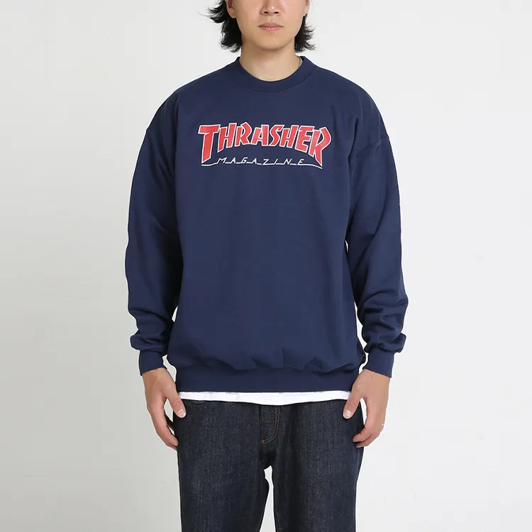 Thrasher Sweatshirts Unisex Navy-1