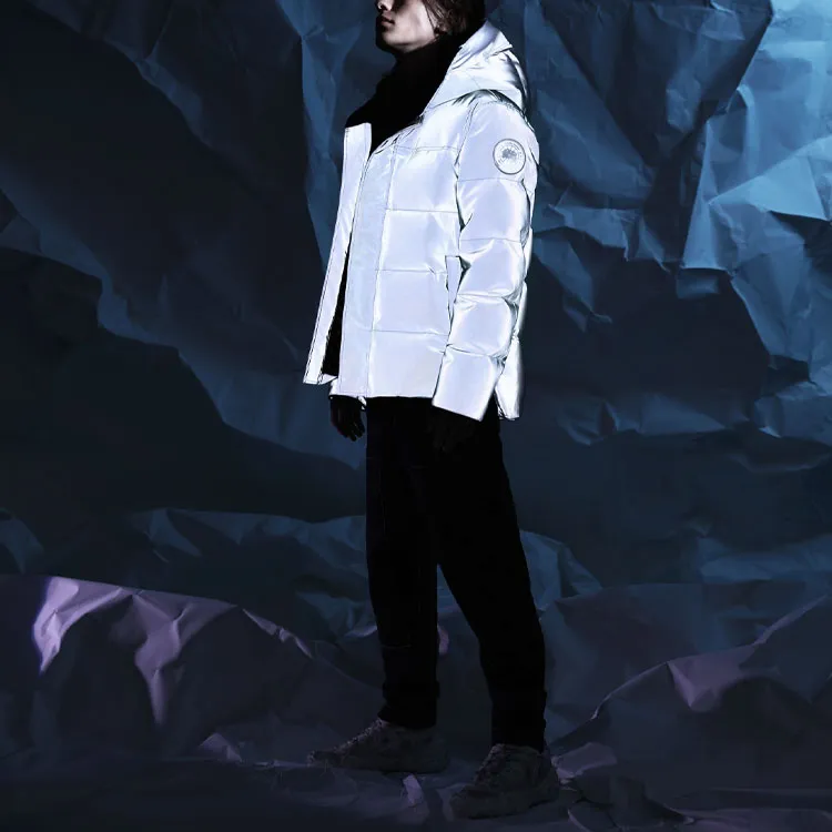 Canada Goose Down Jacket Unisex Silver Gray-6