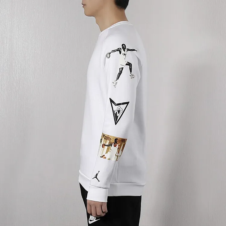 Jordan Air Jordan Sweatshirts Men White-4