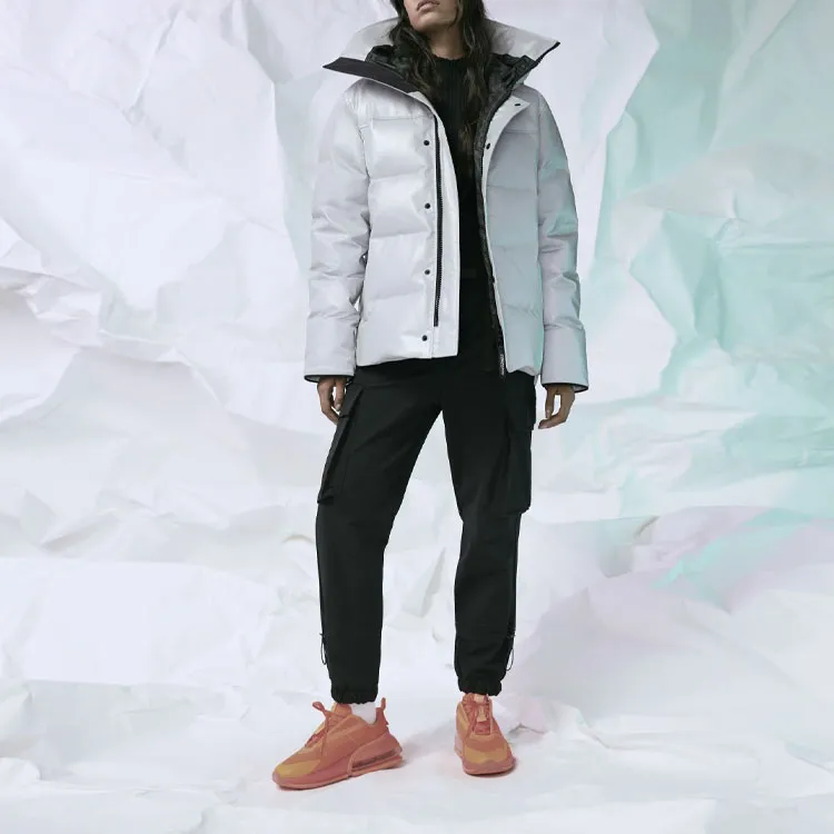 Canada Goose Down Jacket Unisex Silver Gray-1