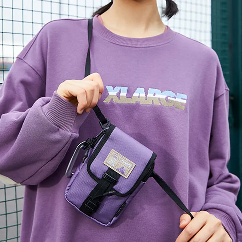 LiNing XLARGE Collaboration Polyester Shoulder Bag Crossbody Bag Unisex Purple-5