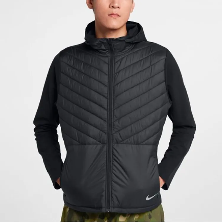 Nike Puffer Jackets Men Black-2