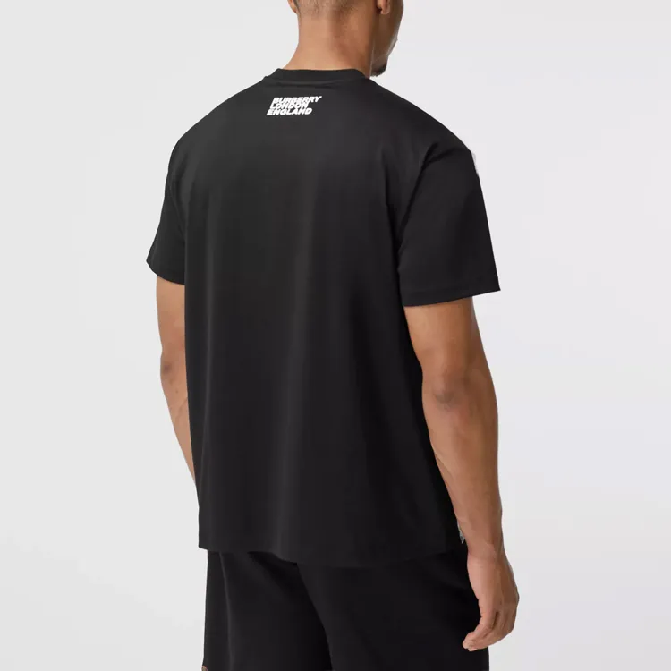 Burberry T Shirts Men Black-5
