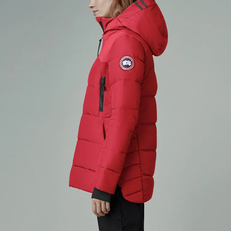 Canada Goose HyBridge Series Down Jacket Women's Red-4