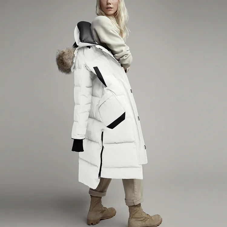Canada Goose Aldridge Series Down Jackets Women's Polaris White-4