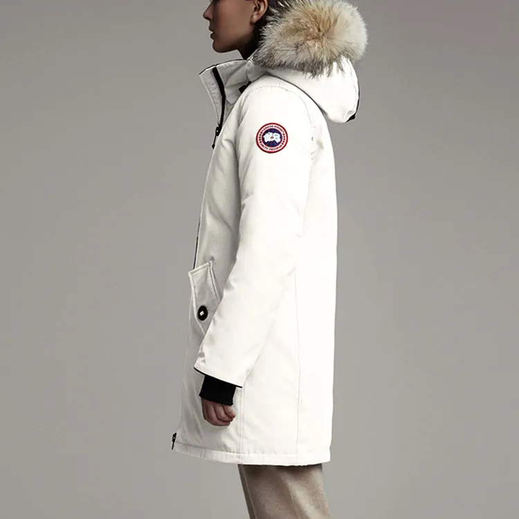 Canada Goose Rosemont Series Down Jackets Women's Dawn White-3