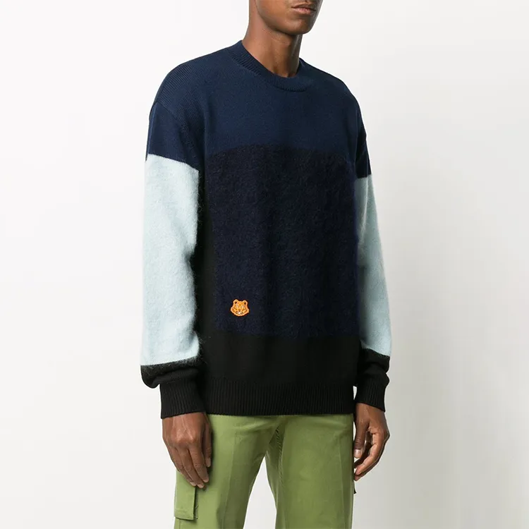 KENZO Knitwear Men's Navy Blue Multicolor-2