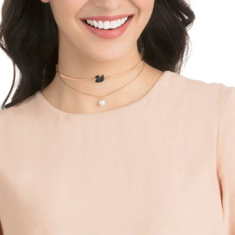 Swarovski Iconic Swan Necklaces Women's-3
