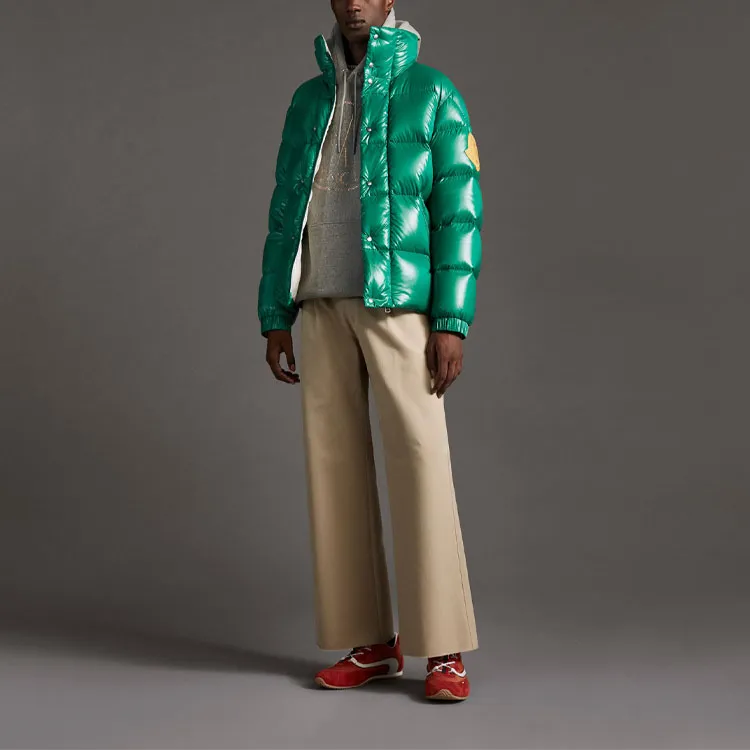 Moncler Down Jackets Men Green-3