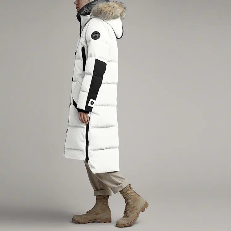 Canada Goose Aldridge Series Down Jackets Women's Polaris White-3