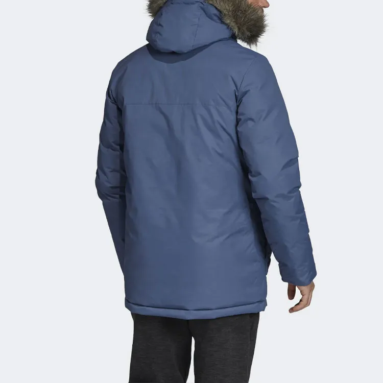 Adidas Parka Coats Men Blue-5