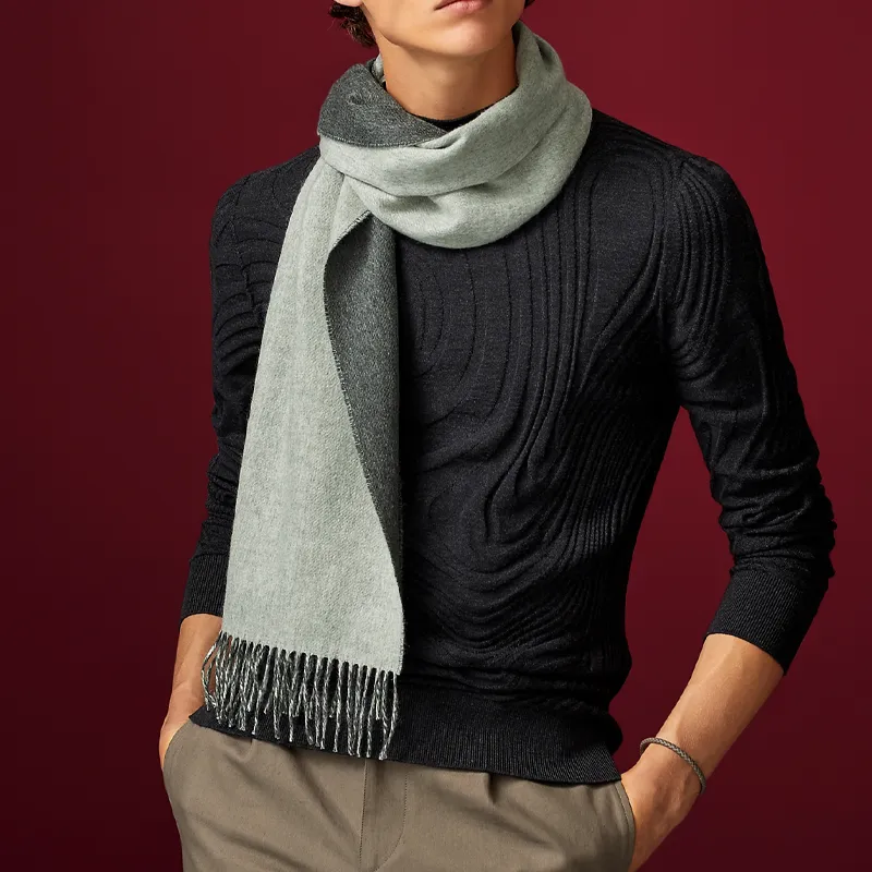 HERMES Knit Scarves Unisex-1