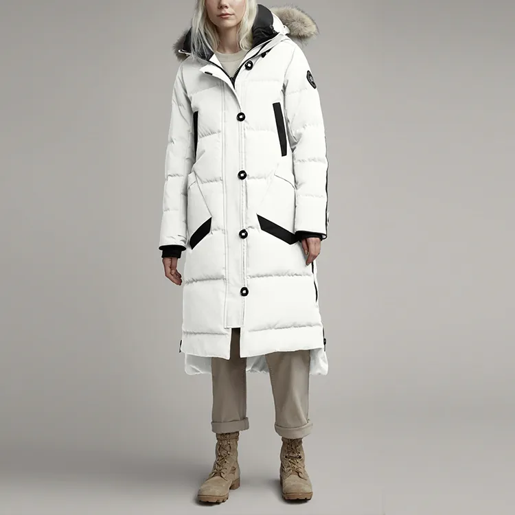 Canada Goose Aldridge Series Down Jackets Women's Polaris White-1