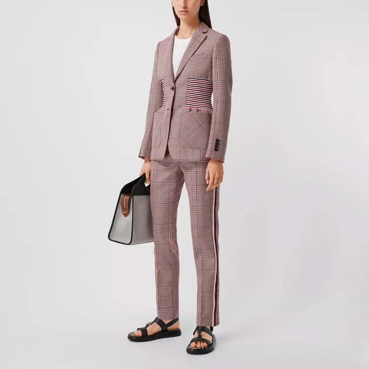 Burberry Pants Women's Bright Red-3