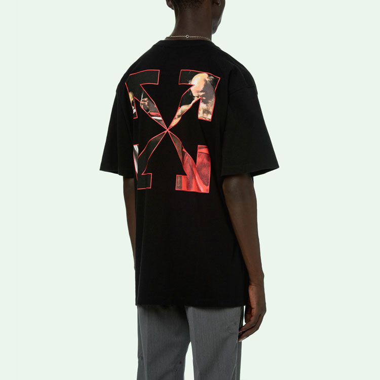 OFF-WHITE Oversized Caravaggio Saint Jerome Writing T-shirt