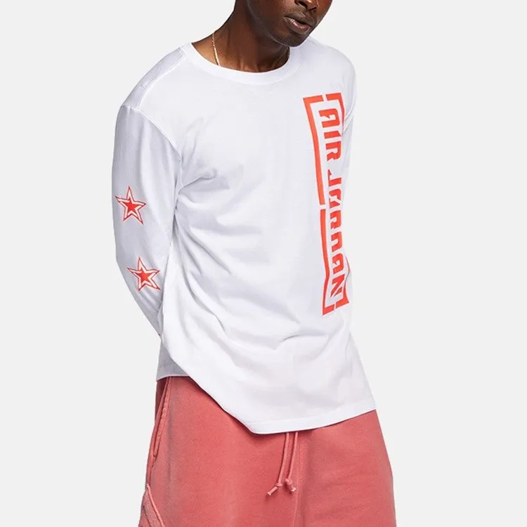 Jordan Wings T Shirts Men White-3
