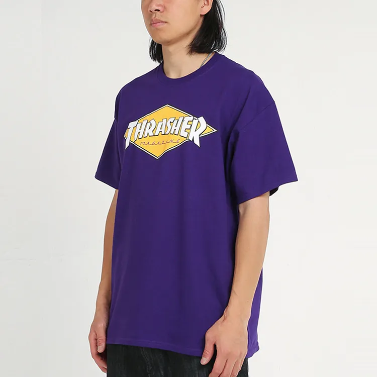Thrasher T Shirt US Version Unisex Purple-3