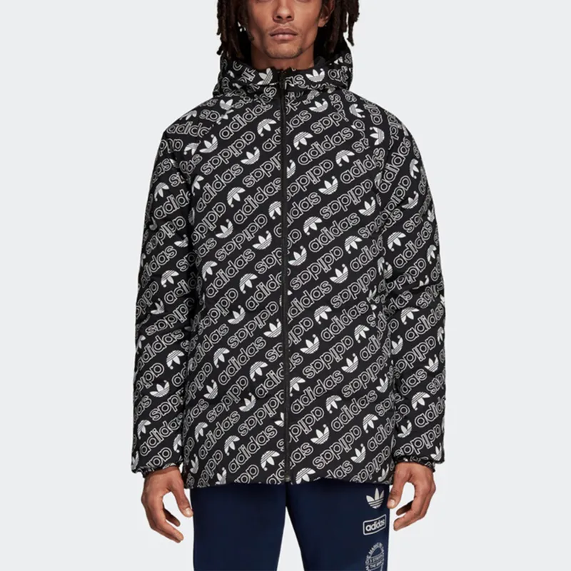 Adidas Originals Down Jacket Men's Black White-3