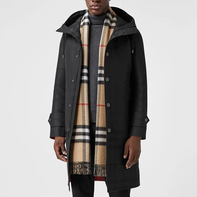 Burberry Reversible Check Cashmere Scarf-4