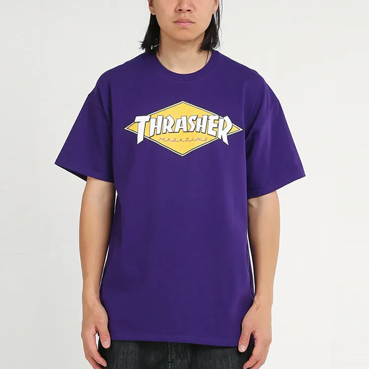 Thrasher T Shirt US Version Unisex Purple-2