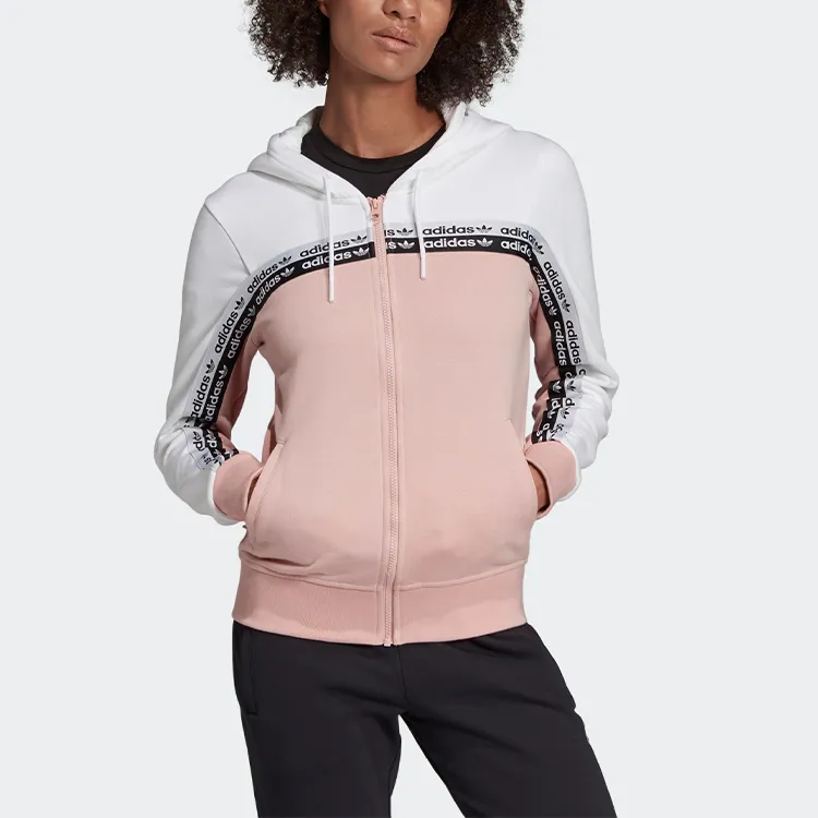 Adidas Originals Jacket Women's White Pink-2