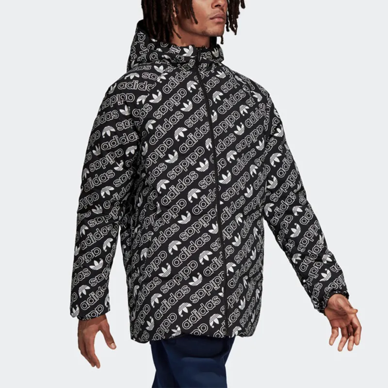 Adidas Originals Down Jacket Men's Black White-6