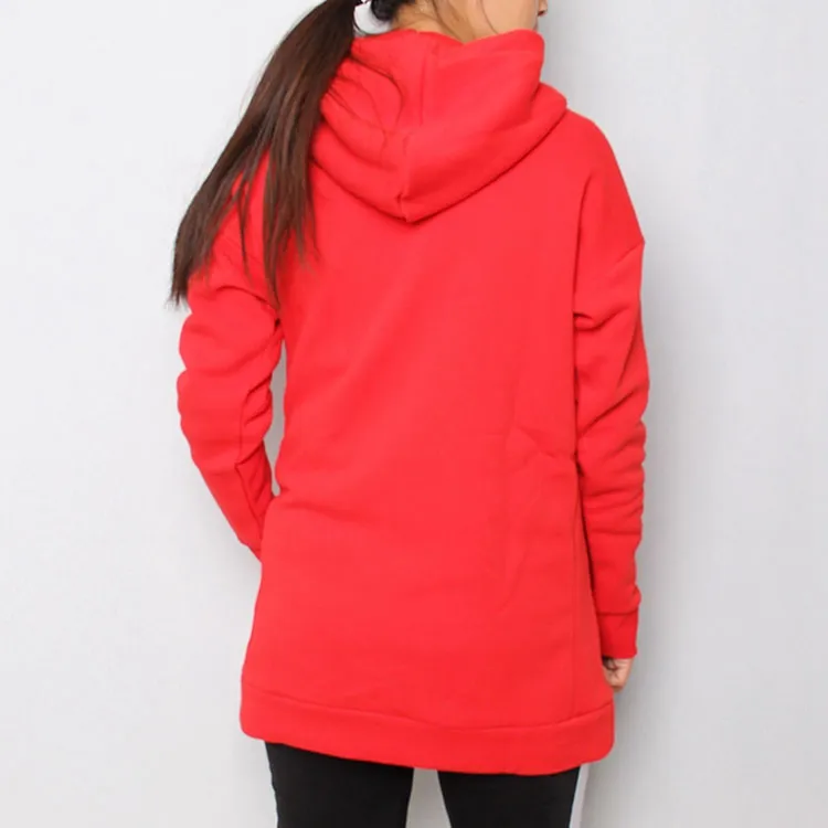 Adidas Sweatshirts Women's Light Scarlet-4