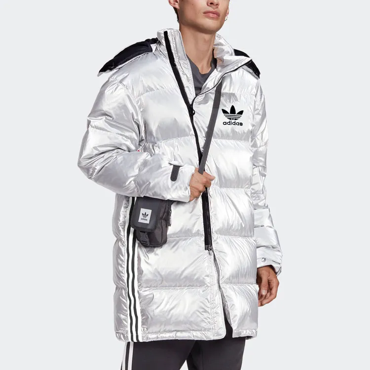 Adidas Originals Adicolor Down Jacket Winter Men's Silver-5
