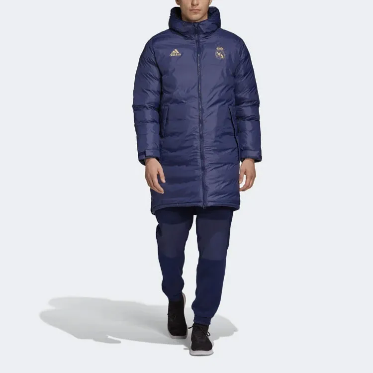 Adidas Puffer Jackets Men Blue-2