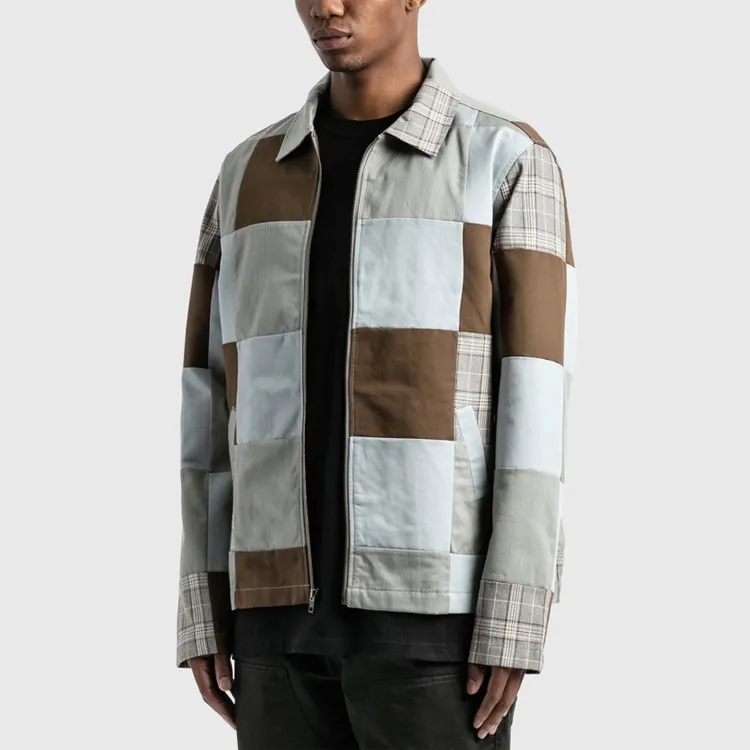 Stussy Patchwork Zip Jacket-4