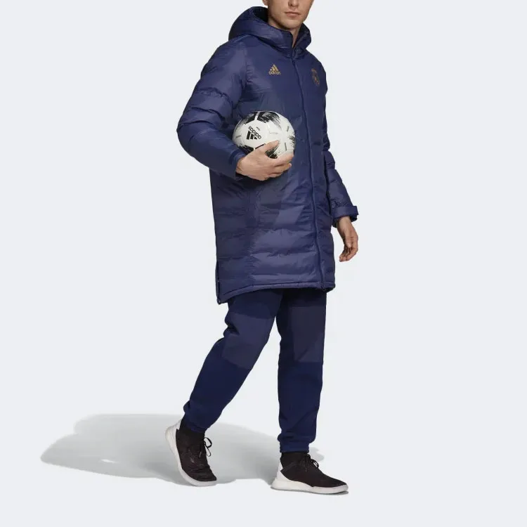 Adidas Puffer Jackets Men Blue-3