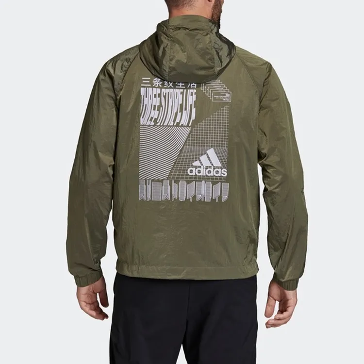 Adidas Jackets Men Ruins Green-4