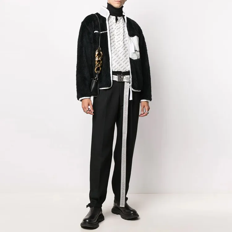 AMBUSH Velvet Jackets Unisex Black-4