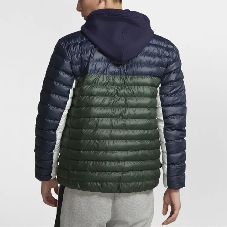 Nike Puffer Jackets Men Blue Green Multicolor-5