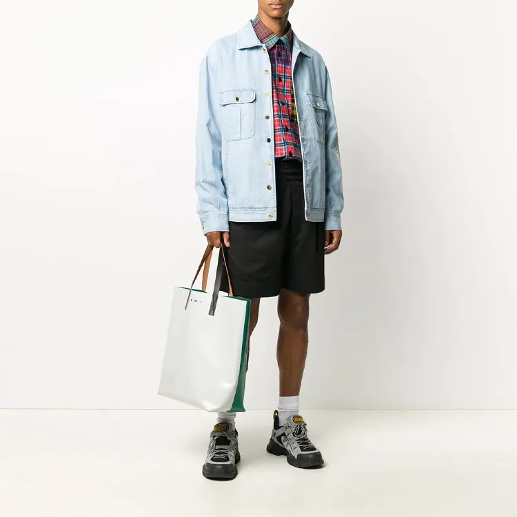 GUCCI Jackets Coats Men's Light Blue-1