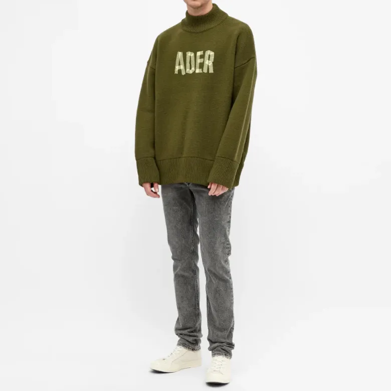ADER ERROR Sweaters Unisex Khaki-3