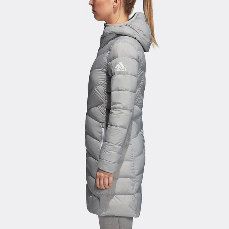 Adidas Down Jacket Women's Silver-5